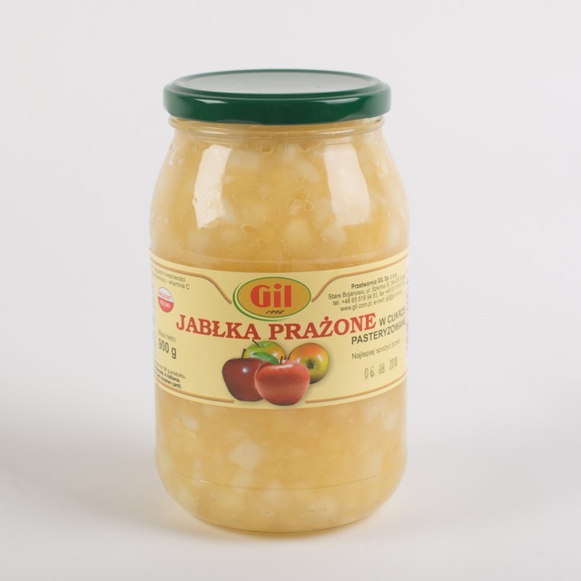 Jabłko prażone kostka